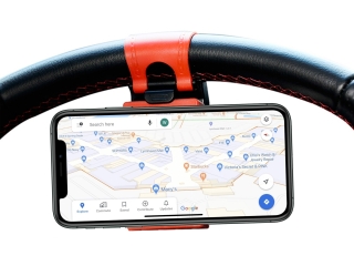 Handy Auto Halterung für Smartphone am Lenkrad Auto Bike Velo online  bestellen