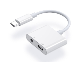 USB-C 3.5 mm Klinke AUX Adapter mit 24-bit 96kHz DAC & Charge-In online  bestellen