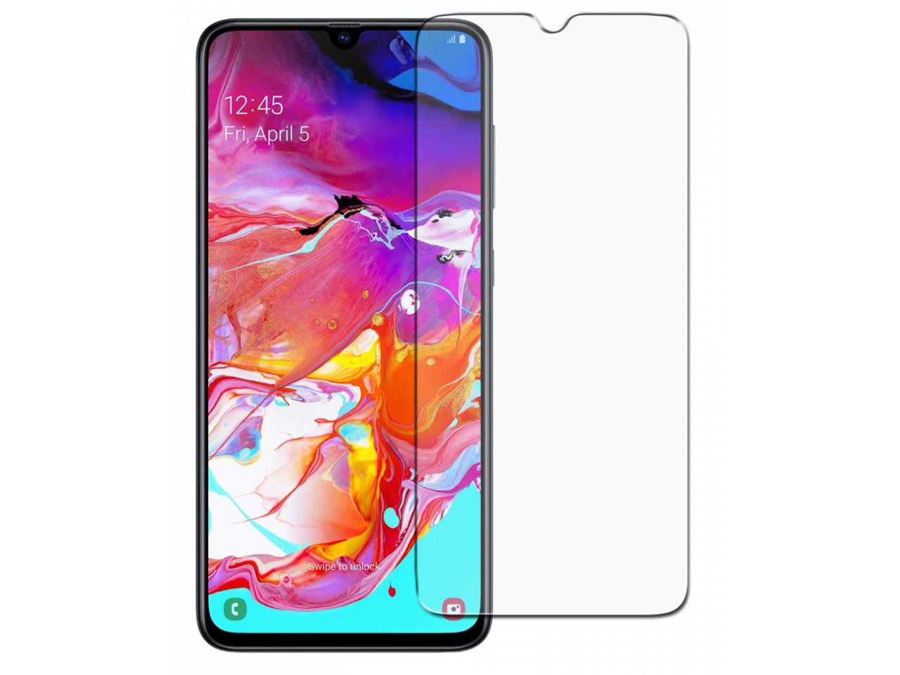 Samsung Galaxy A70 Glas Folie Panzerglas Schutzglas Screen