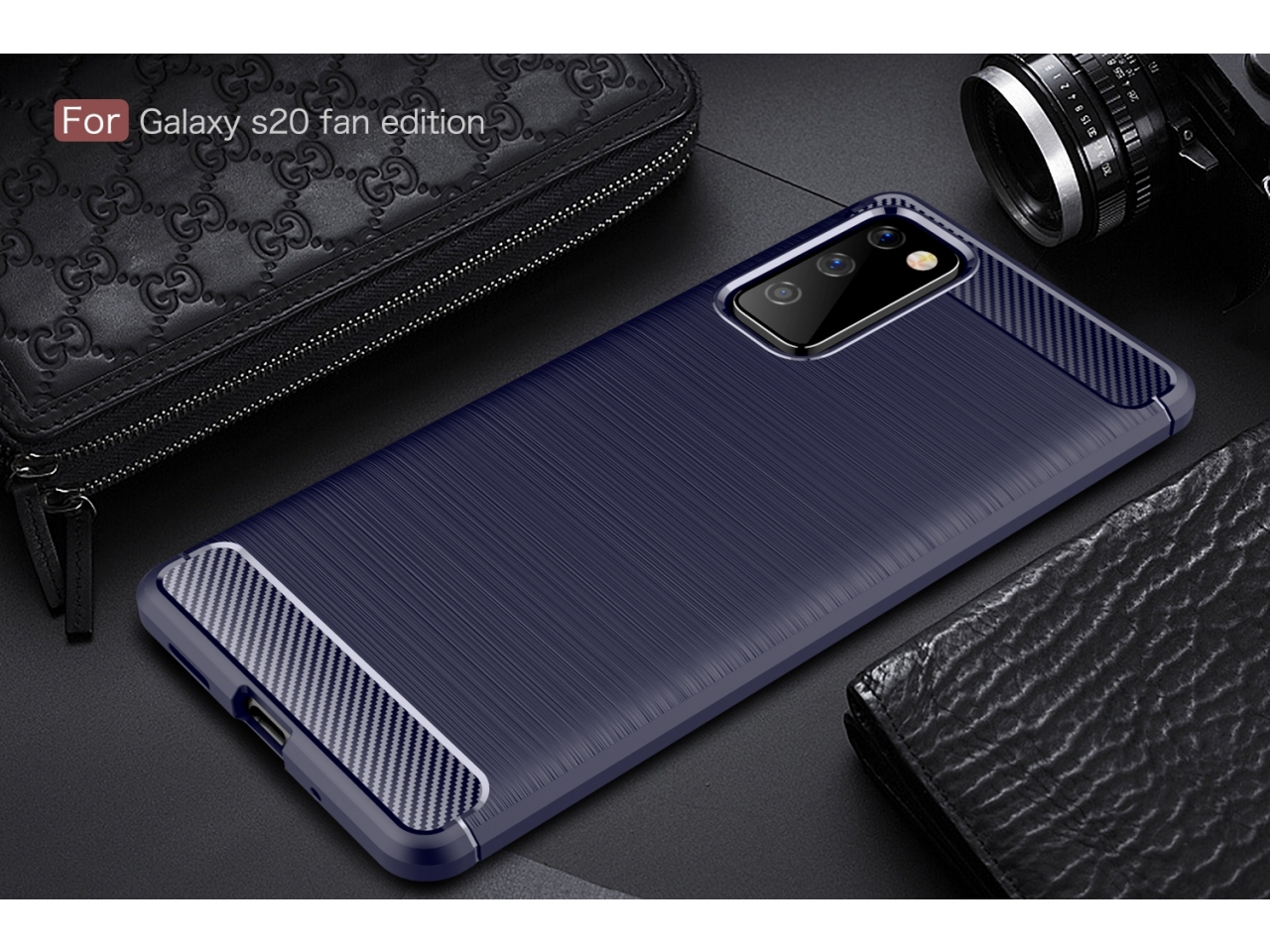 Samsung Galaxy S20 Fe Carbon Gummi Hülle Tpu Case Flexibel Navy Blau Online Bestellen 5912