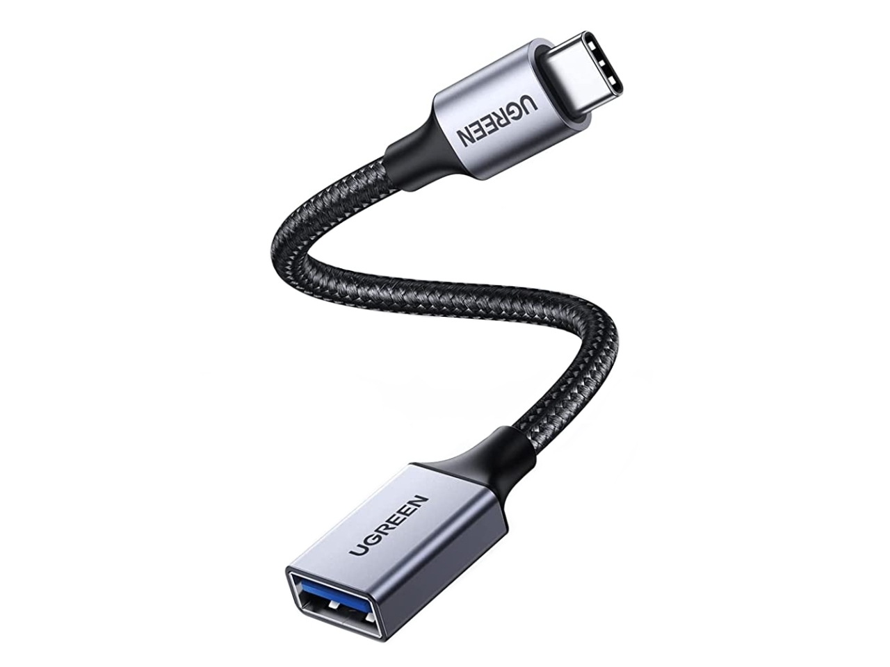 UGREEN Kurzes USB-C auf USB 3.0 Adapter OTG Kabel Konverter 15 cm grau  online bestellen