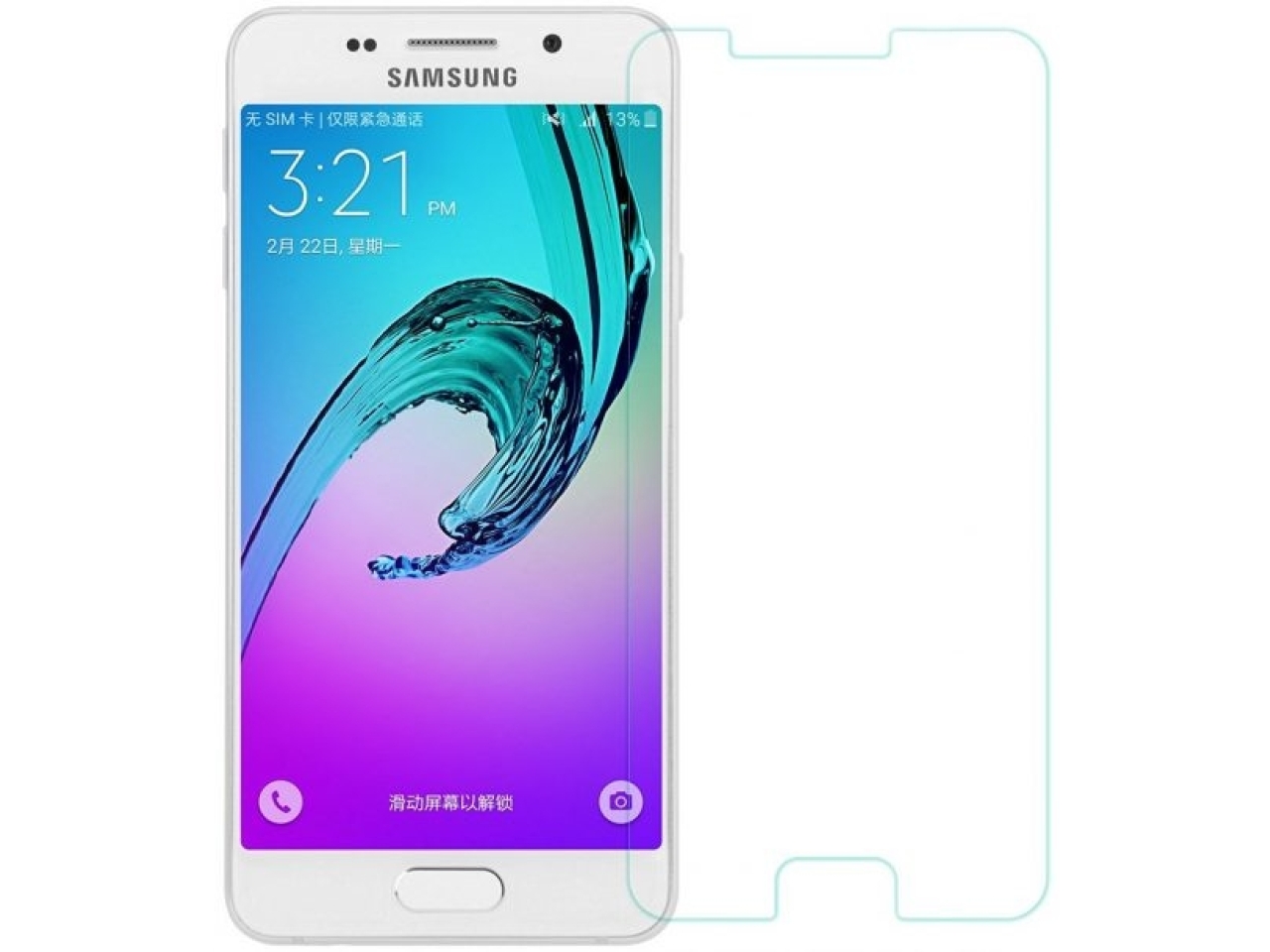 Samsung Galaxy A3 (2016) Premium HD Glas Folie Panzerglas