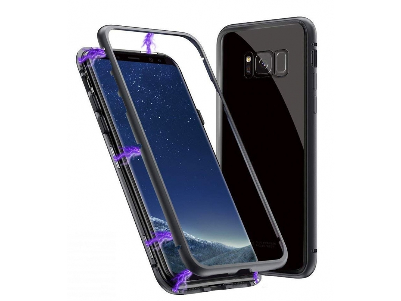 Samsung Galaxy S8+ Alu Schutzhülle Glas