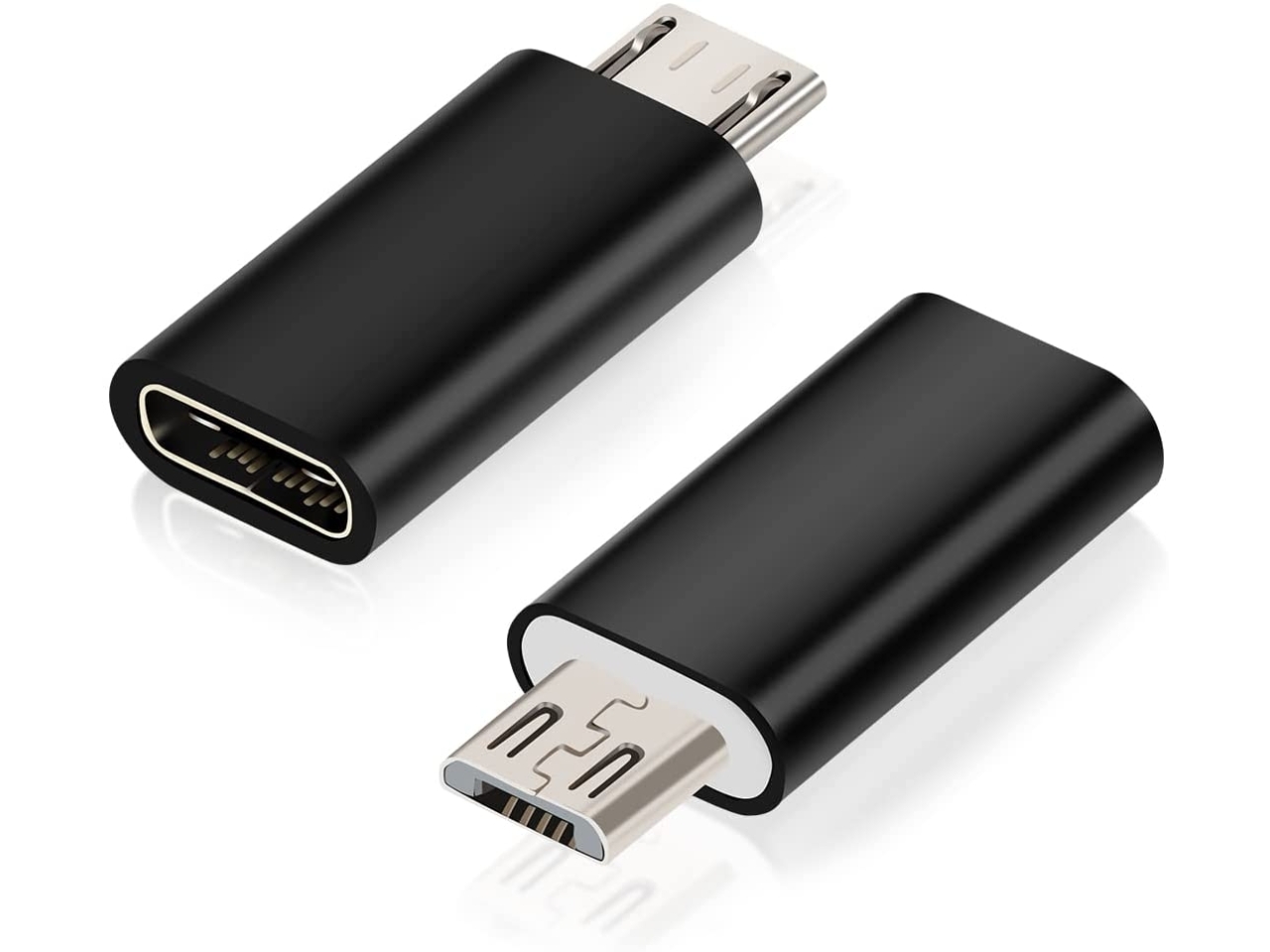 USBC auf MicroUSB Adapter Konverter Schwarz