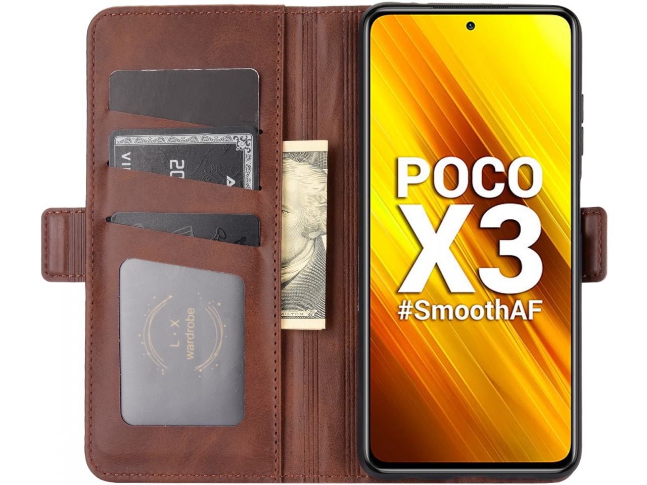Xiaomi Poco X3 100% Vollbild Panzerglas Schutzfolie 2.5D 9H online bestellen