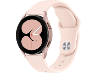 Samsung Galaxy Watch4 40mm Ersatz Armband Silikon blush