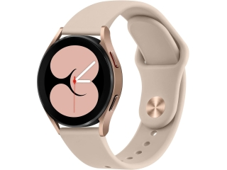 Samsung Galaxy Watch4 40mm Ersatz Armband Silikon beige