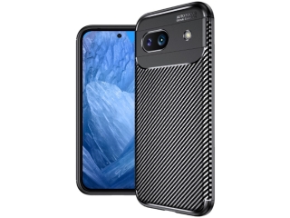 Google Pixel 8a Carbon Design Hülle TPU Case flexibel schwarz