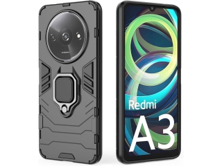 Xiaomi Redmi A3 RingCase Anti-Shock Hülle schwarz