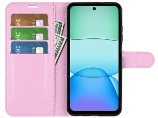 Xiaomi Redmi 13 Lederhülle Portemonnaie Karten Etui rosa