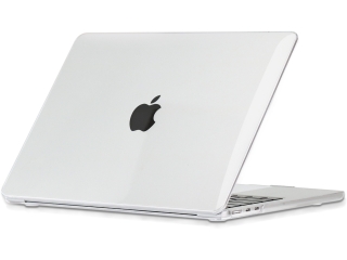 MacBook Air 13 M3 Hard Case Hülle in transparent hochglanz