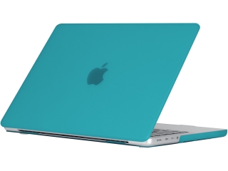 MacBook Pro 14 M3 Hard Case Hülle in cyan grün matt