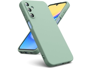 Samsung Galaxy A15 5G Liquid Silikon Case Hülle matcha green