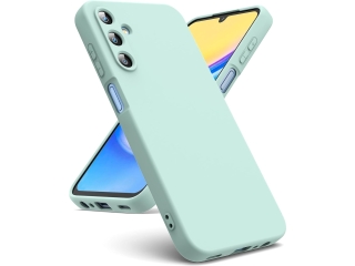 Samsung Galaxy A15 5G Liquid Silikon Case Hülle mint green