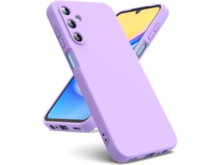 Samsung Galaxy A15 5G Liquid Silikon Case Hülle purple