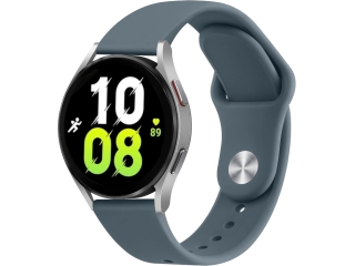 Samsung Galaxy Watch5 44mm Ersatz Armband Silikon rauchblau