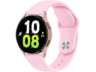 Samsung Galaxy Watch5 44mm Ersatz Armband Silikon rosa