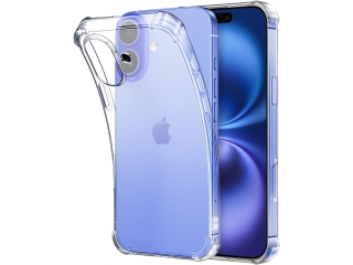 Apple iPhone 16 Plus Hülle Crystal Clear Case Bumper transparent