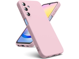 Samsung Galaxy A25 5G Liquid Silikon Case Hülle rosa