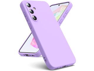 Samsung Galaxy A35 5G Liquid Silikon Case Hülle purple