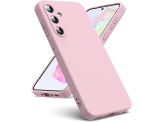 Samsung Galaxy A35 5G Liquid Silikon Case Hülle rosa