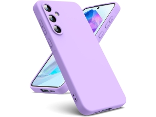 Samsung Galaxy A55 5G Liquid Silikon Case Hülle purple