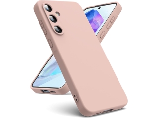 Samsung Galaxy A55 5G Liquid Silikon Case Hülle rosa