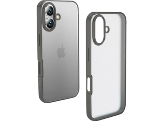 Apple iPhone 16 Anti-Impact Hülle 2m Fallschutz stone grey