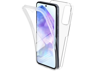 Samsung Galaxy A55 5G Touch Case 360 Grad Rundumschutz transparent