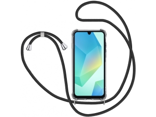 Samsung Galaxy A16 5G Handykette Necklace Hülle Gummi transparent