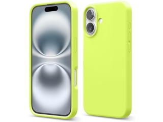 Apple iPhone 16 Liquid Silikon Case Hülle tennis ball