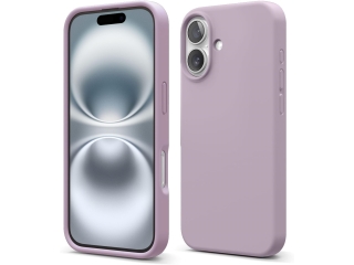 Apple iPhone 16 Liquid Silikon Case Hülle orchid purple