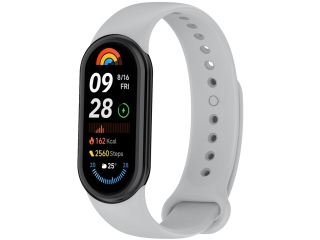 Xiaomi Smart Band 9 Ersatz Armband Silikon hellgrau